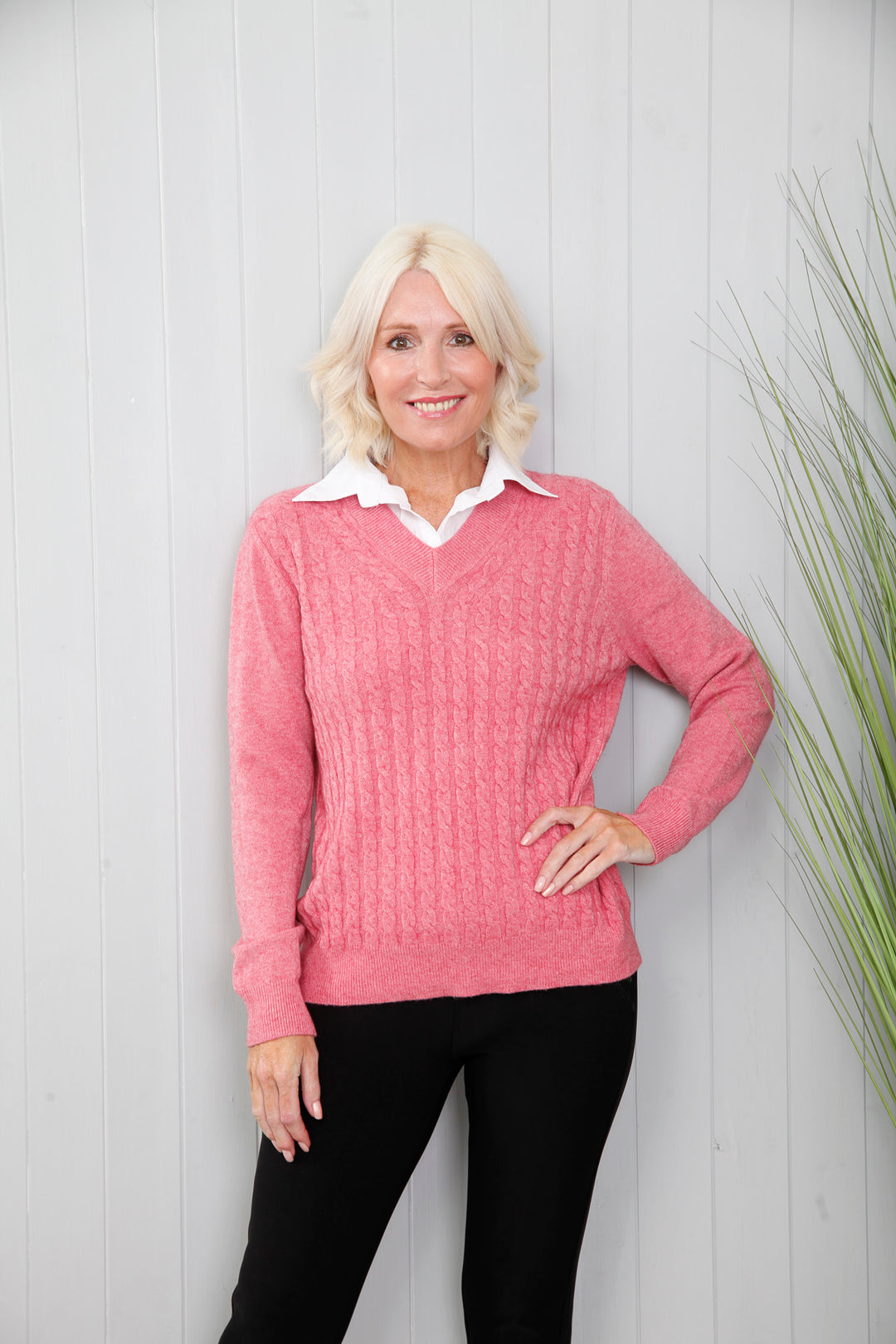 Tara Two Piece Jumper Pink