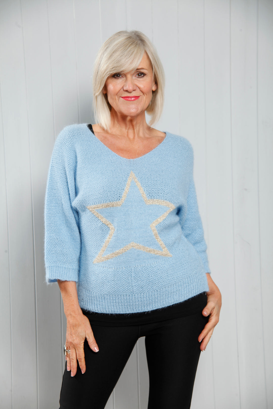 Sian Star Jumper Blue