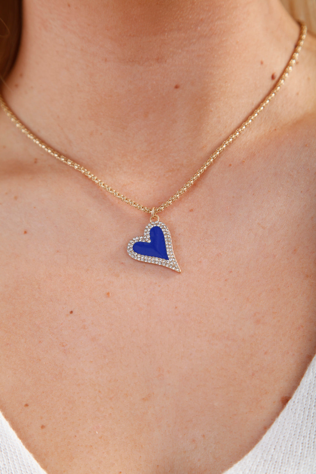 Out Of The Blue Heart Necklace