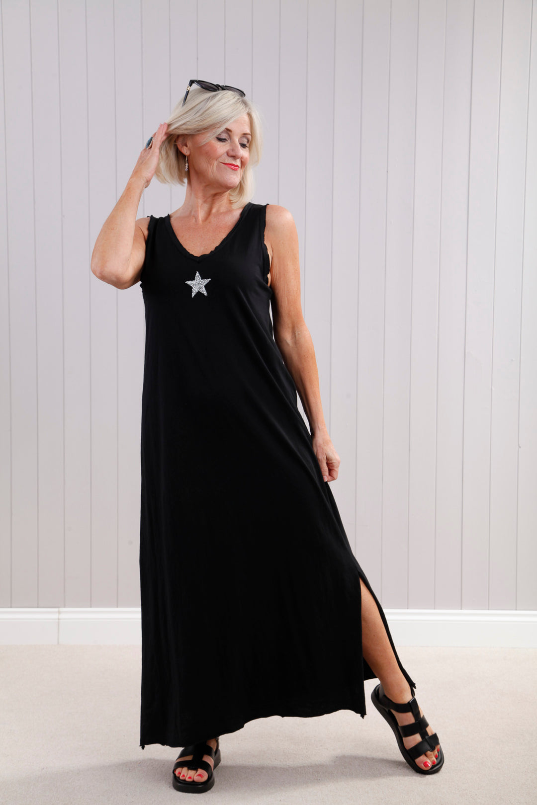 Suzie Star Dress Black