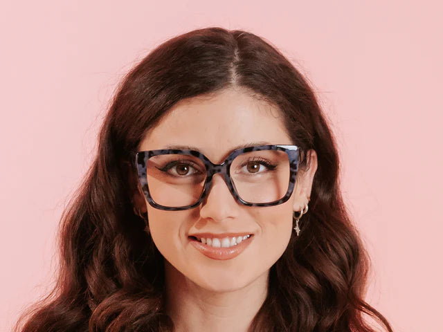 Deirdre Reading Glasses Blue Tortoiseshell