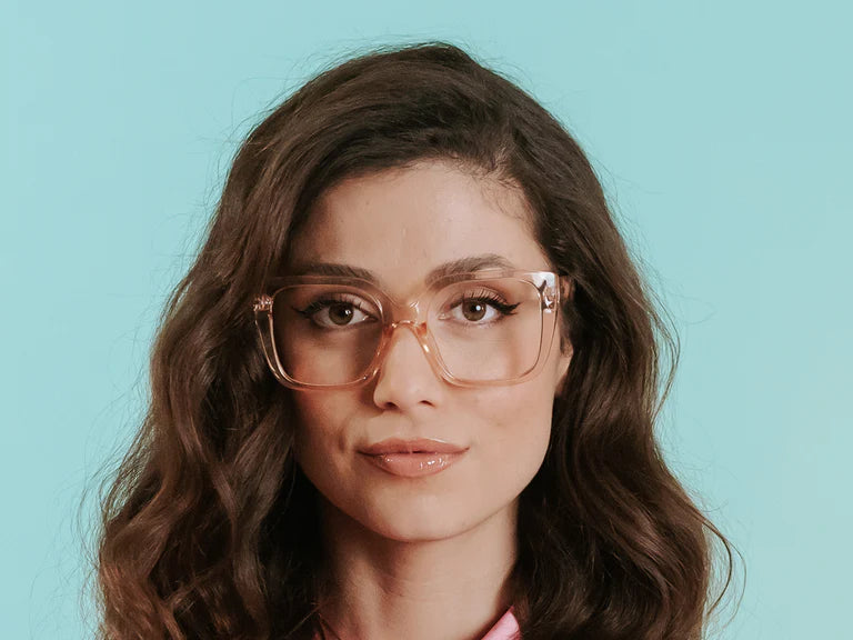Deirdre Reading Glasses Pale Amber