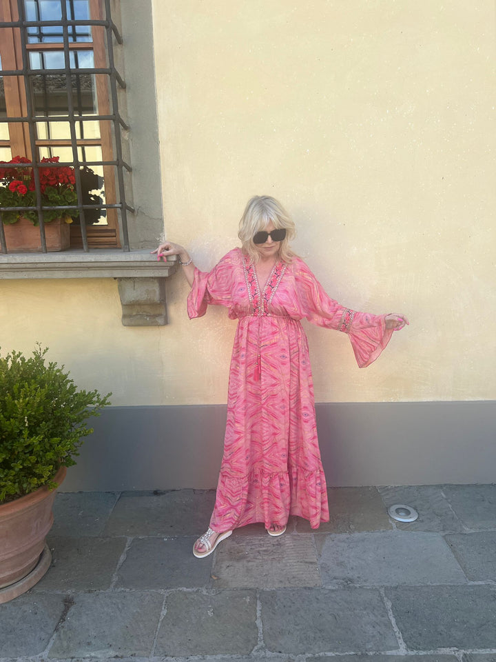 Clarissa Luxe Dress Pink