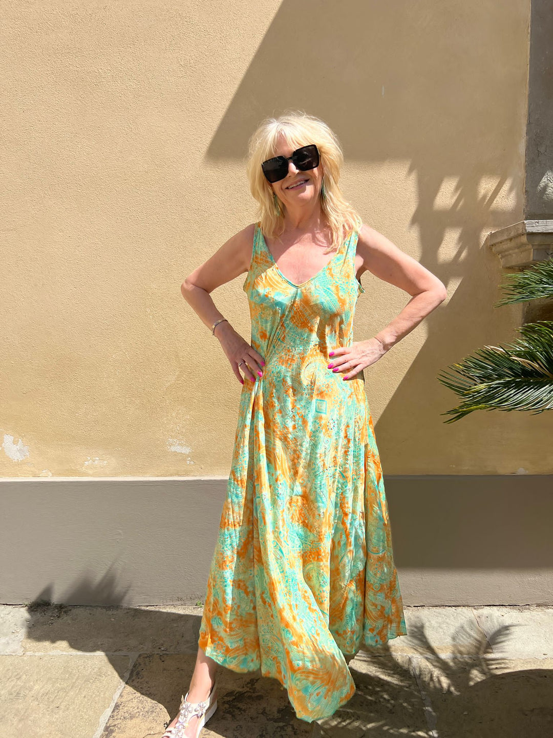 Portofino Dress Summer Turquoise