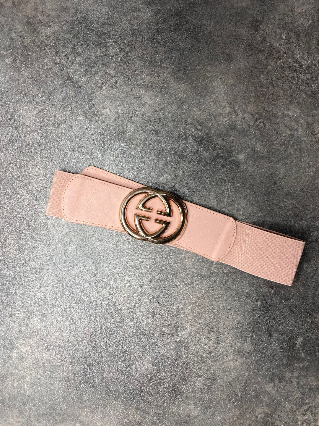 Double G belt Blush Pink