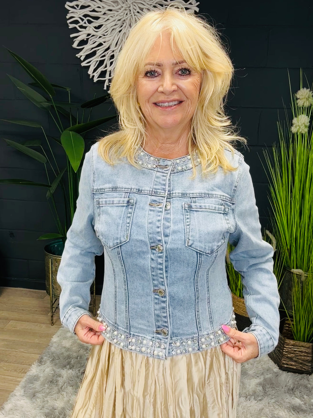 Jewelled Denim Jacket