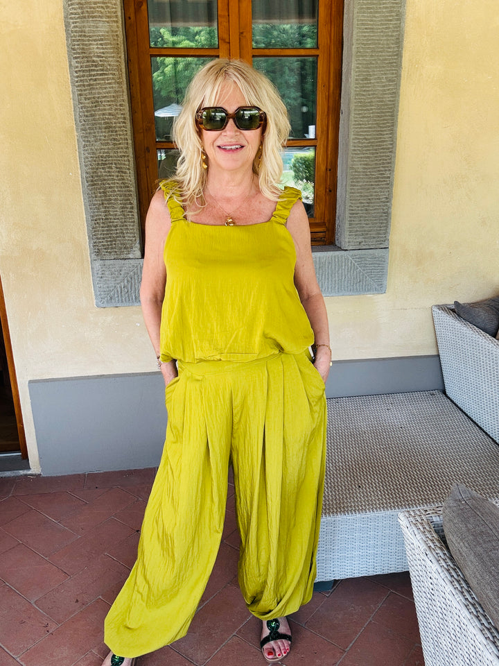 Anouska Harem Trousers Ochre