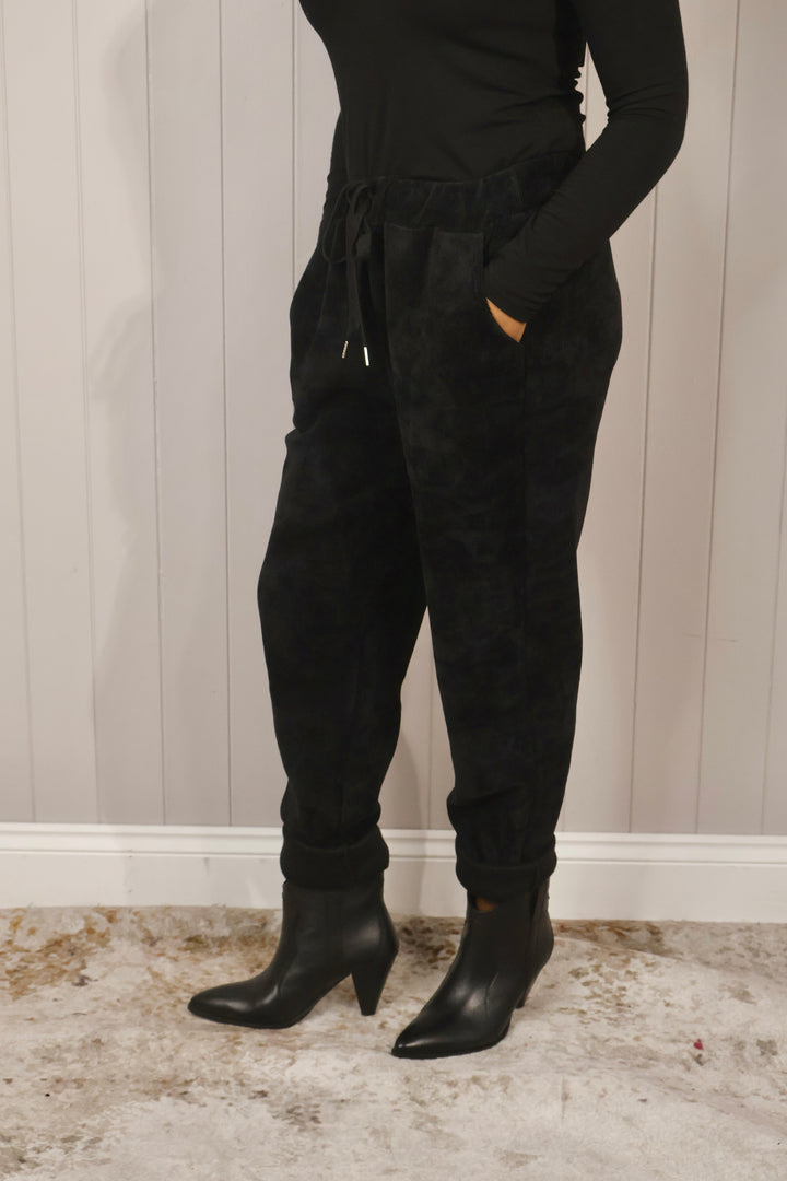 Chenille Magic Pants Black