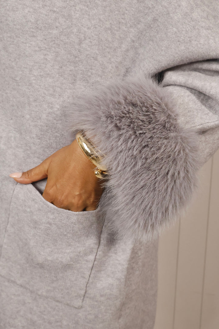 Isabelle Luxe Cardigan Grey