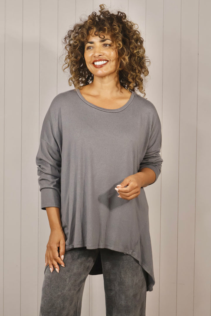 Harmony High Low Top Grey