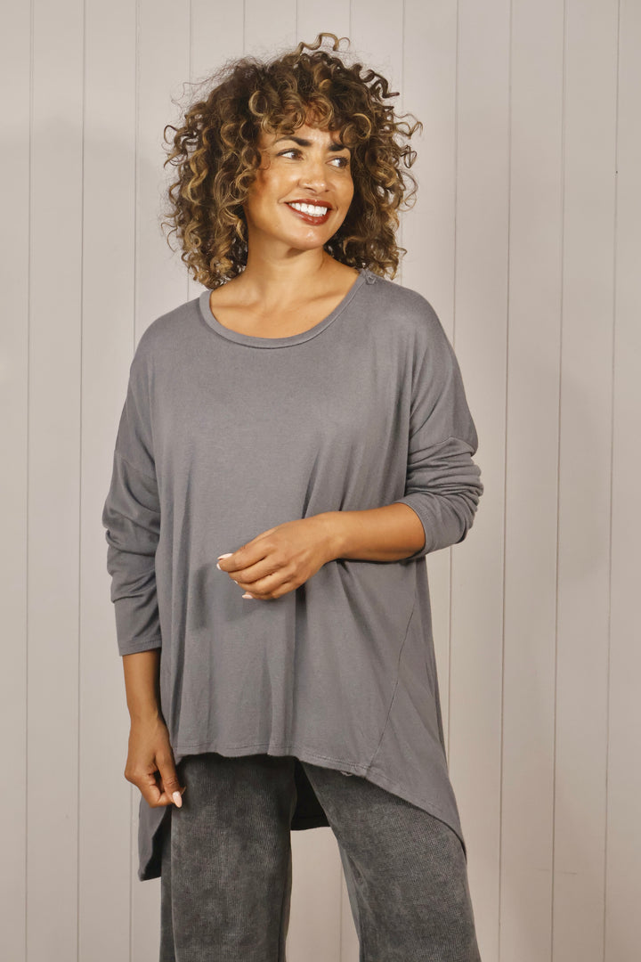 Harmony High Low Top Grey