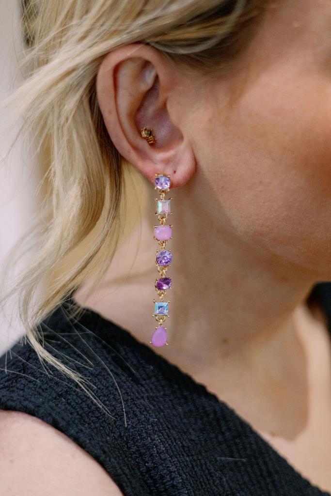 Luxury Violet Earrings