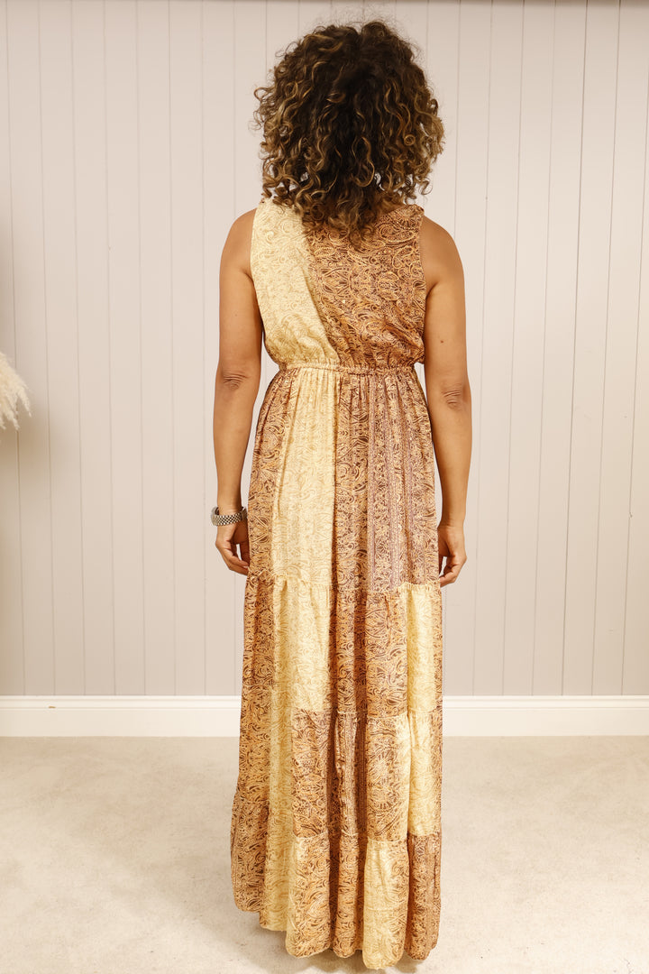 Zella Maxi Dress Bronze Seconds