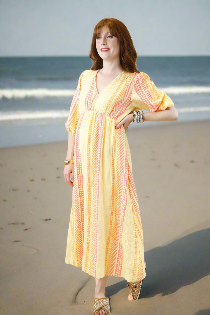 Aztec Neon Maxi Yellow