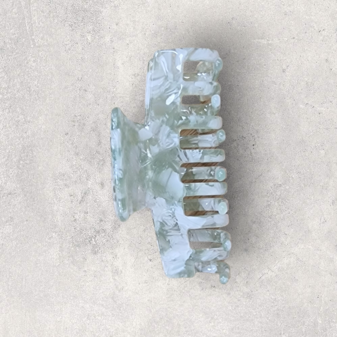 Marble Mist Claw Clip Green