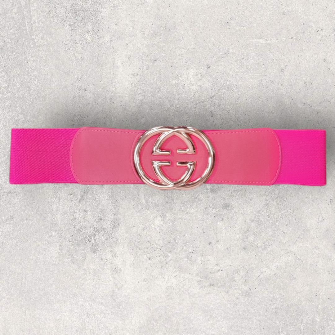 Double G belt Fuchsia
