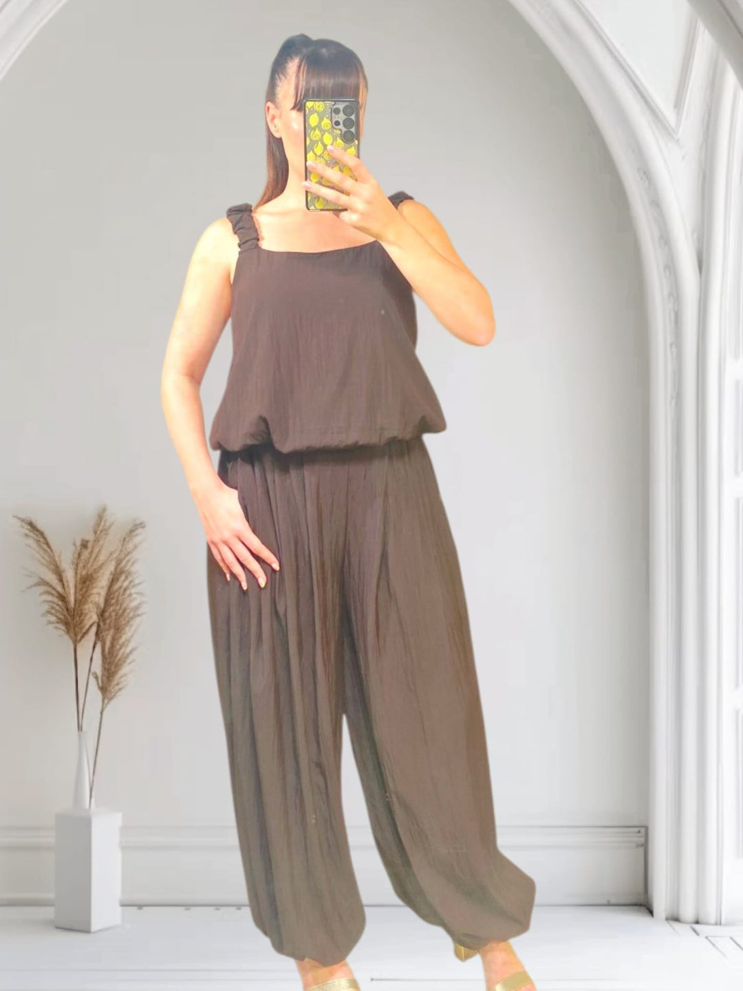 Anouska Harem Trousers Chocolate