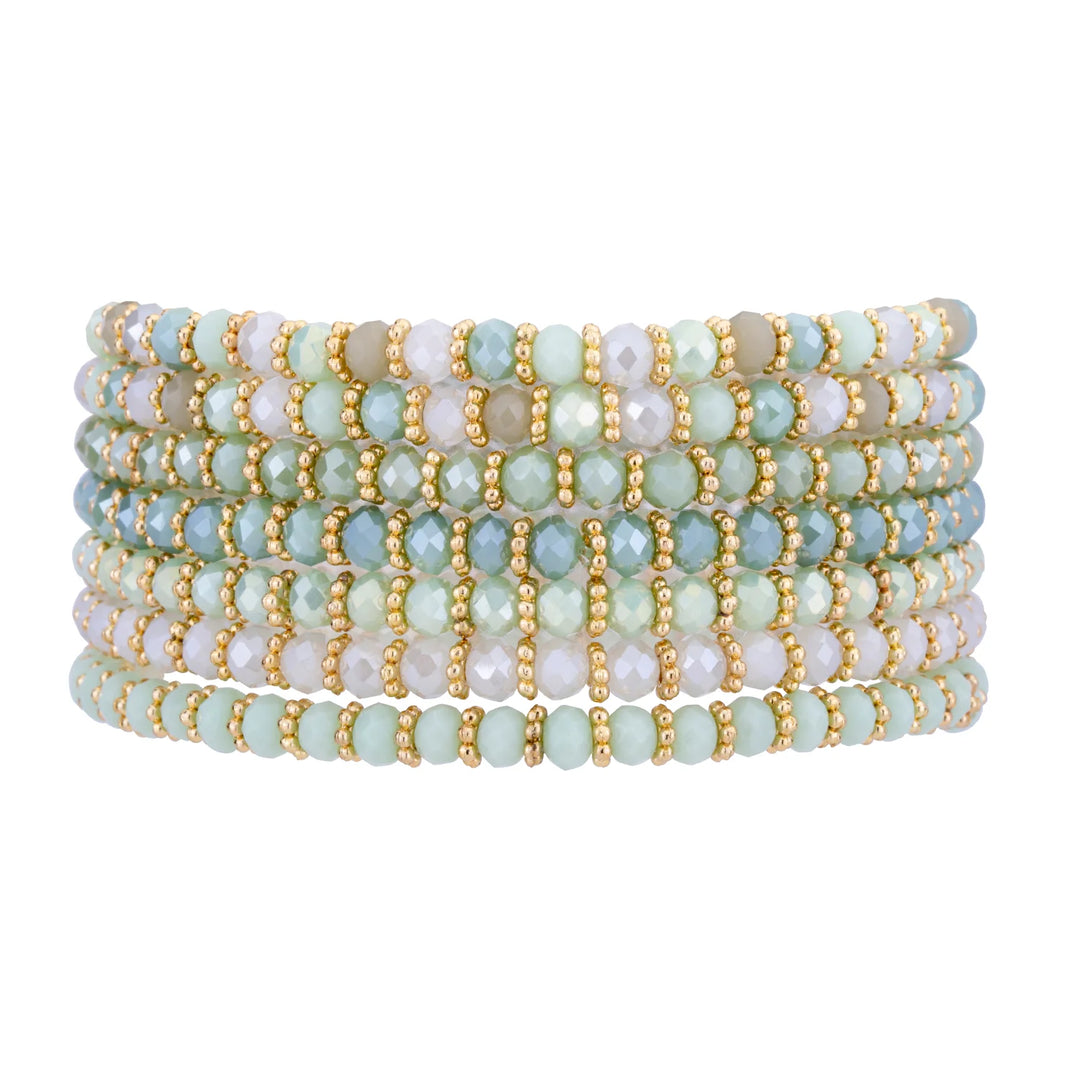 Bindi Beaded Bracelet Mint
