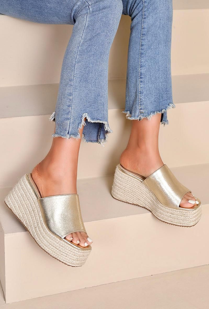 Marsha Wedges Gold
