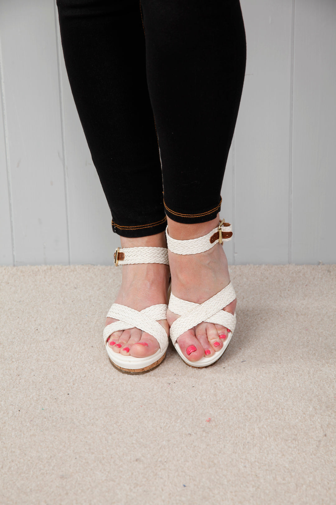 Isabelle Ivory Wedges