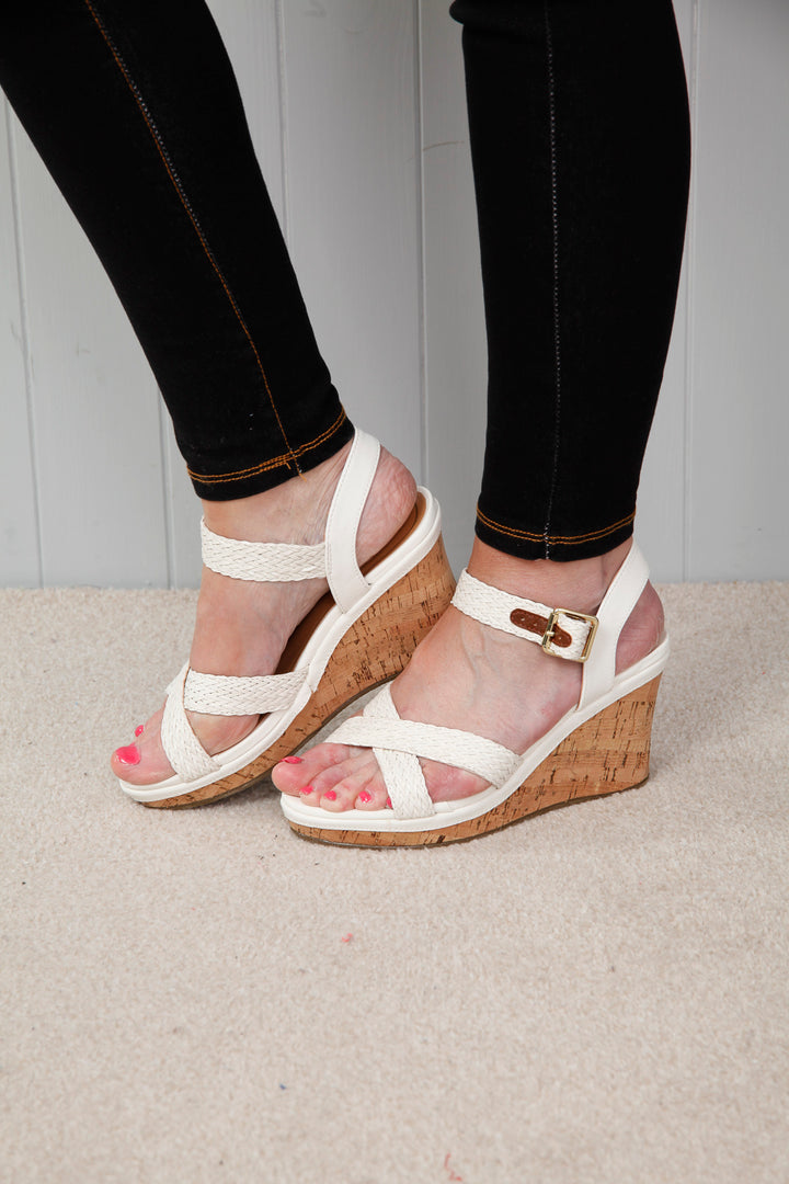 Isabelle Ivory Wedges