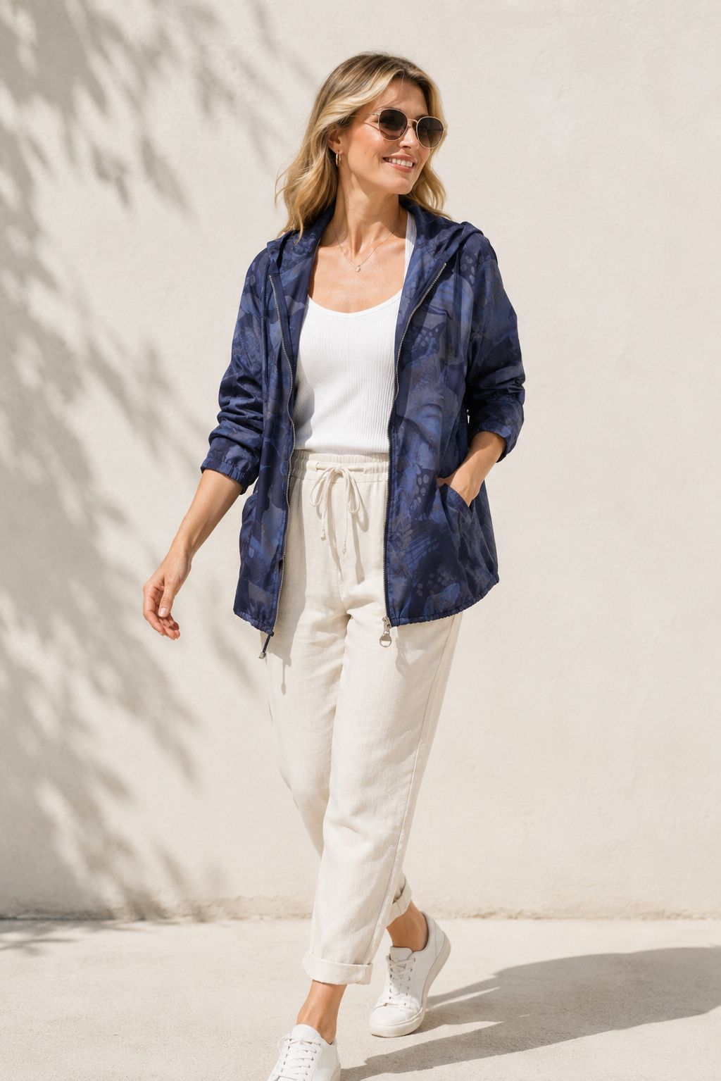 Multi Print Cotton Jacket