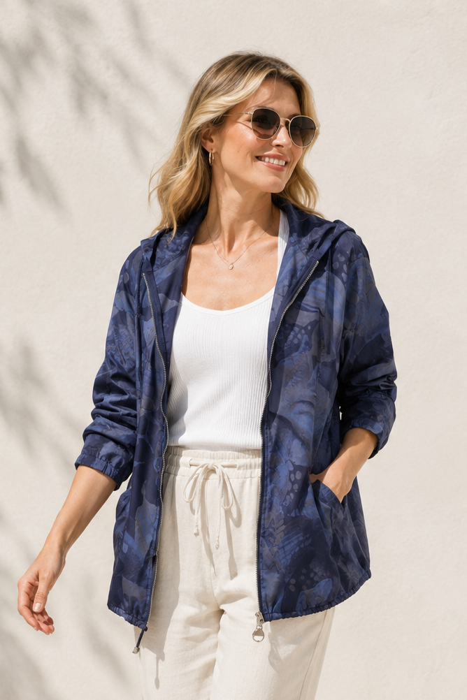 Multi Print Cotton Jacket
