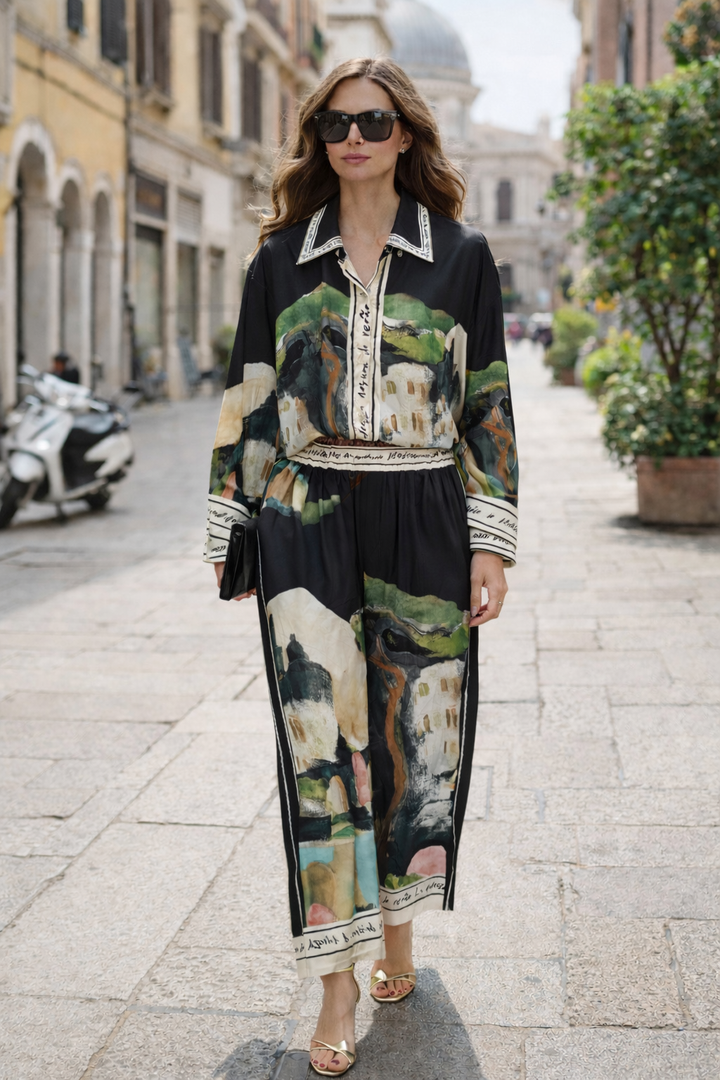 Tranquil Tuscan Co Ord Black