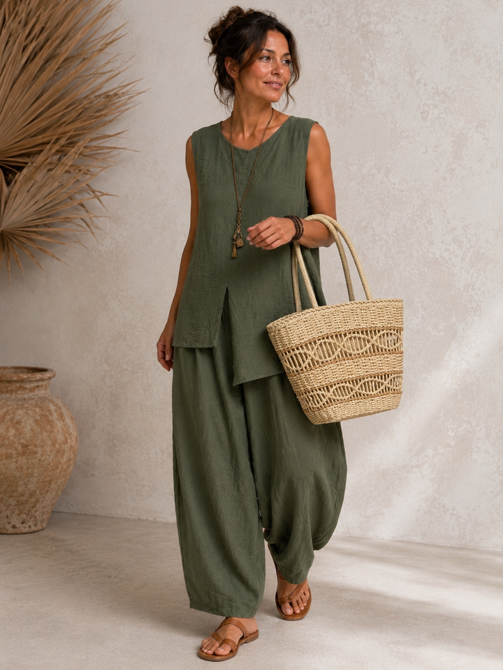 Graziana Co-Ord Set Khaki