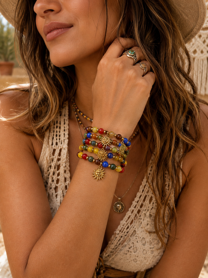 Rainbow Soleil Charm Bracelet