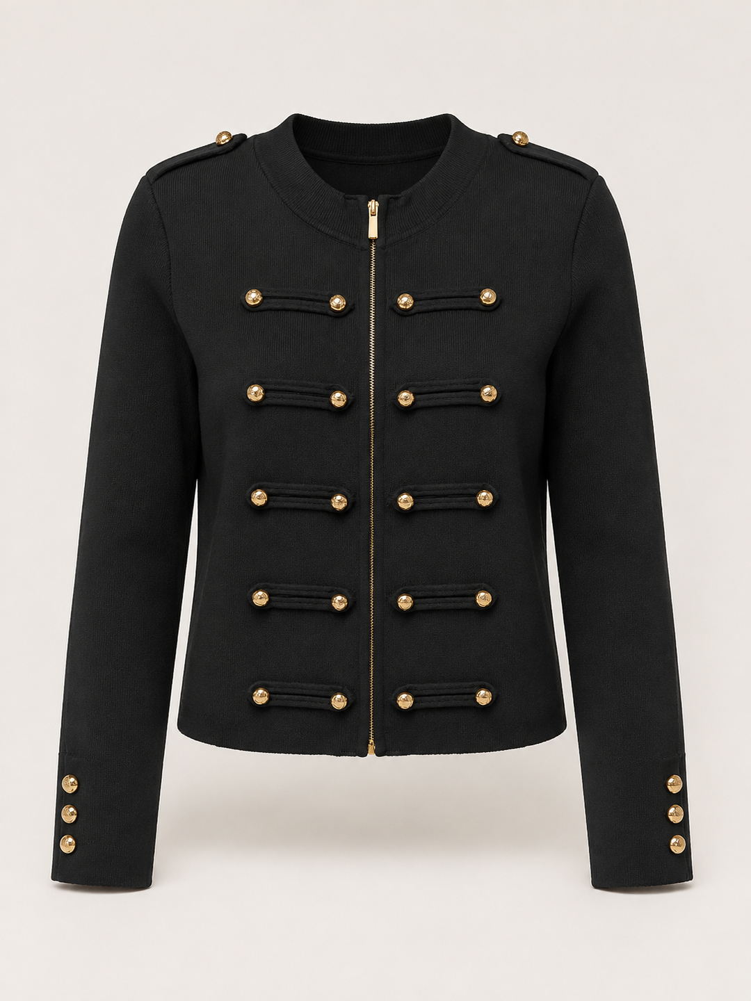 Marlow Military Jacket Black