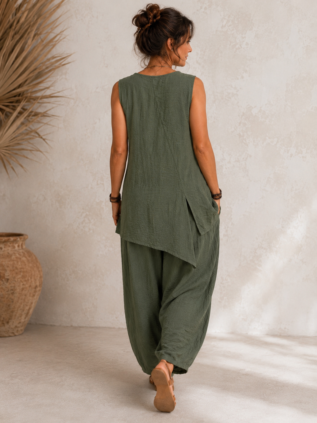 Graziana Co-Ord Set Khaki