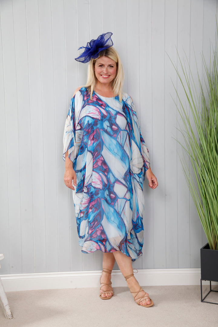 Palm Beach Kaftan Blueberry