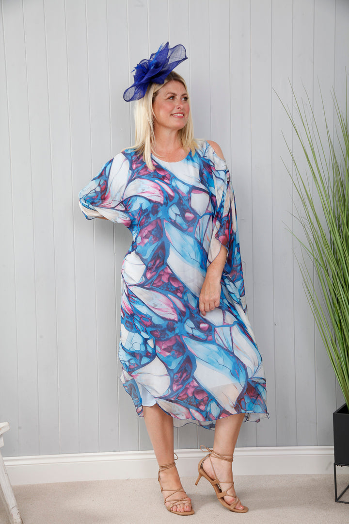 Palm Beach Kaftan Blueberry