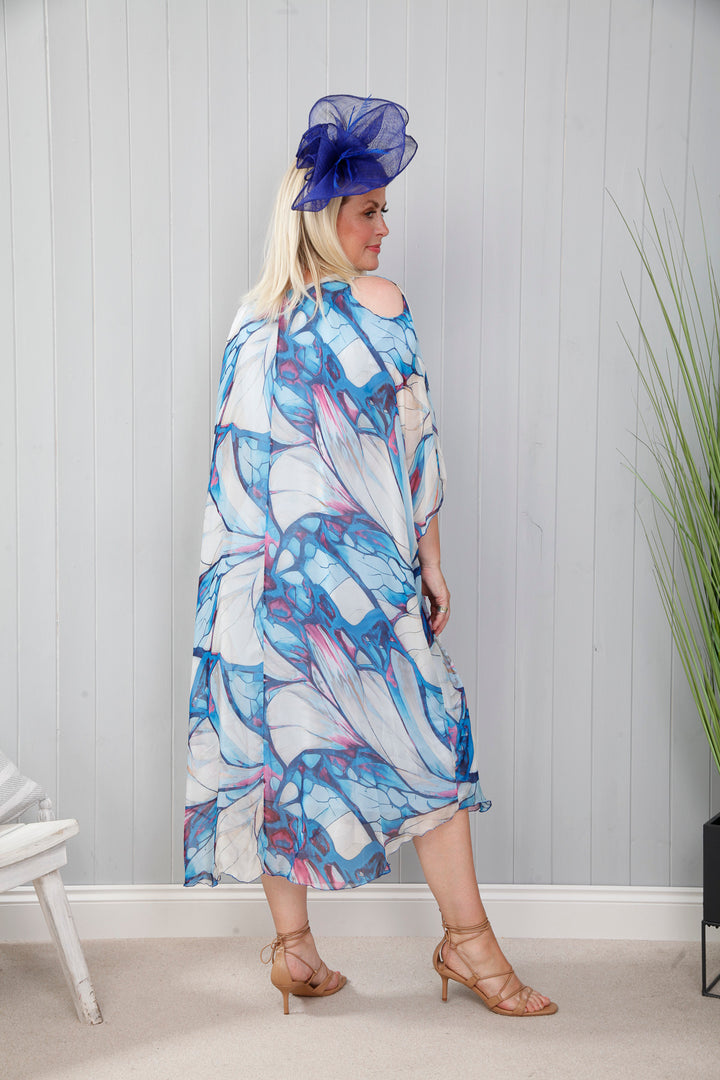 Palm Beach Kaftan Blueberry
