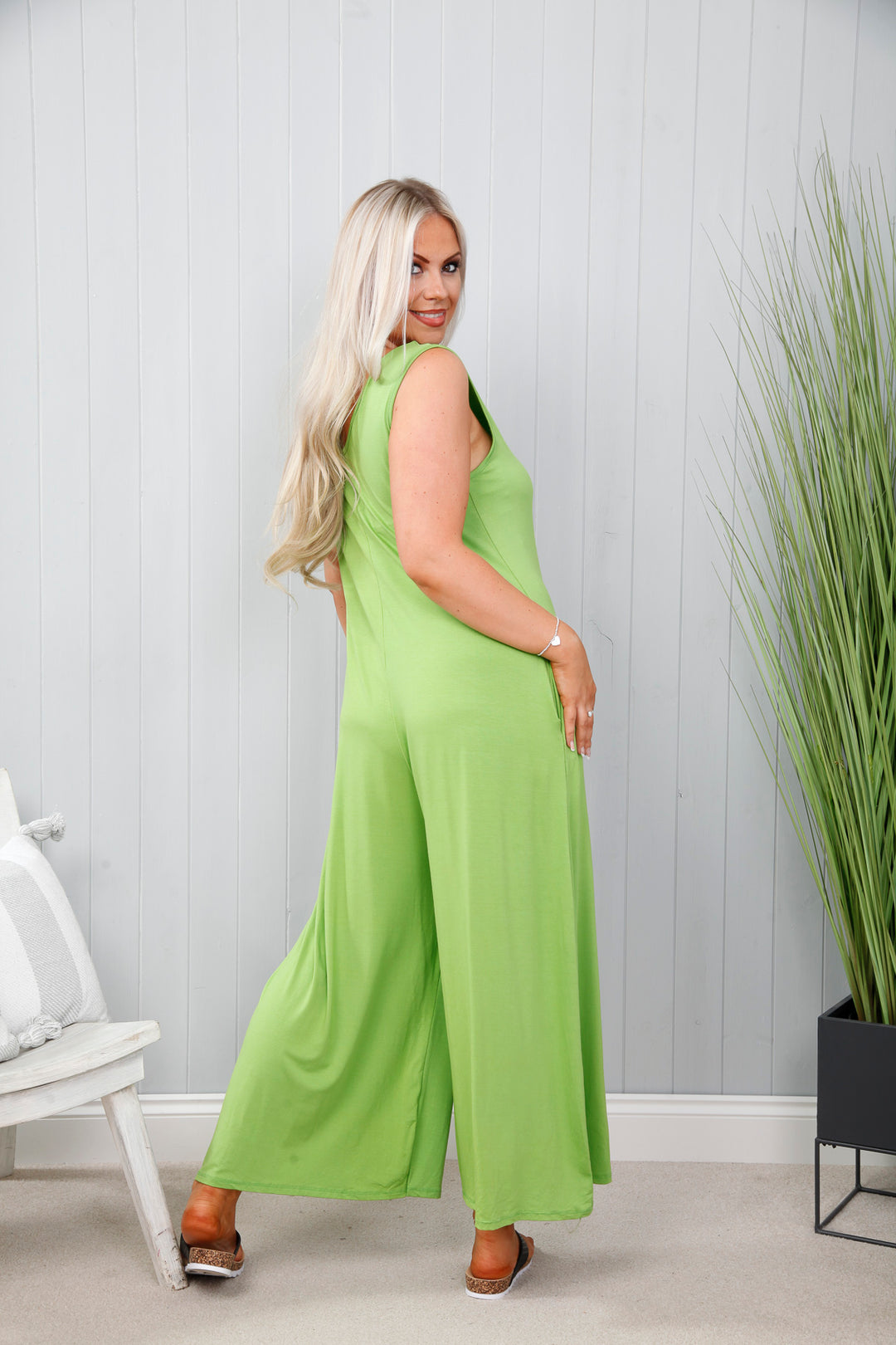 Juliana Jumpsuit Apple Green