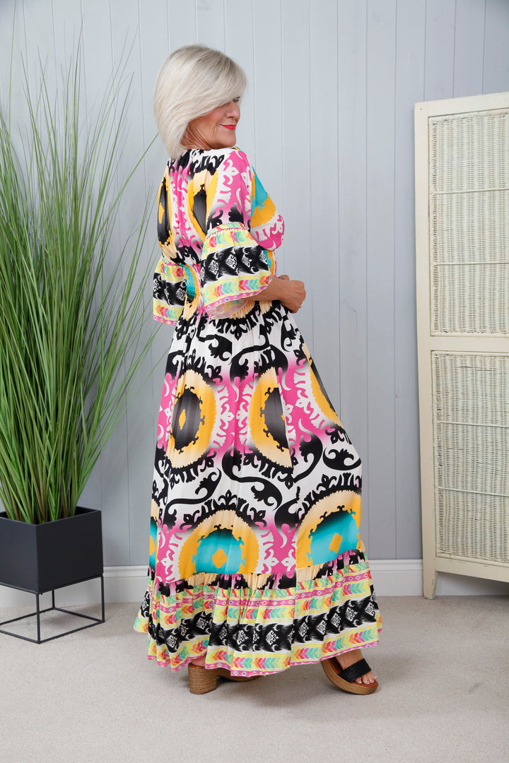 Black Tuscany Maxi Dress