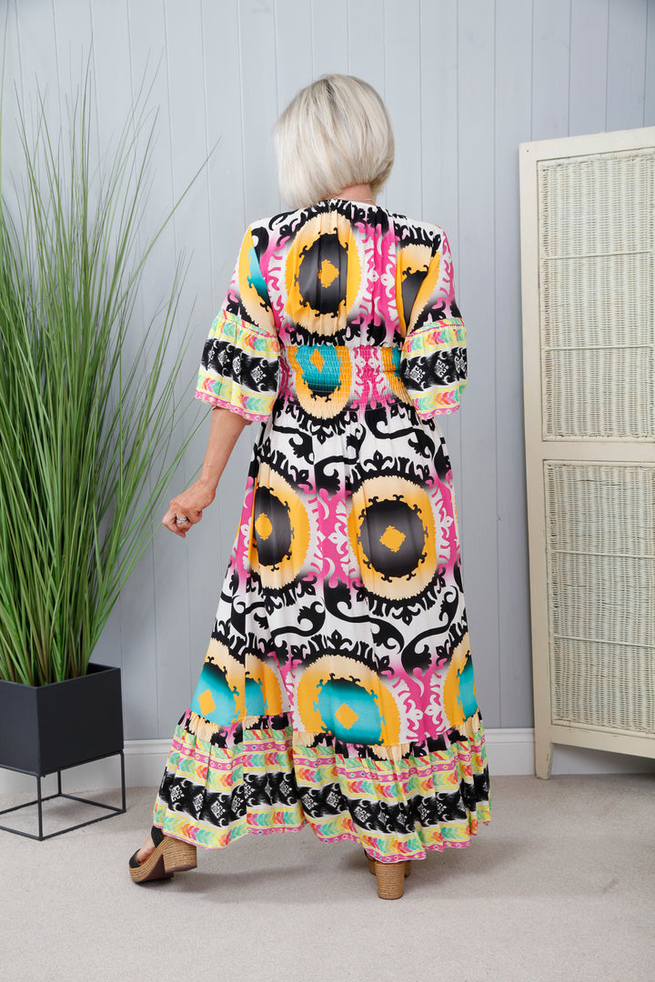Black Tuscany Maxi Dress