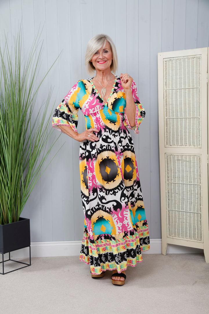 Black Tuscany Maxi Dress