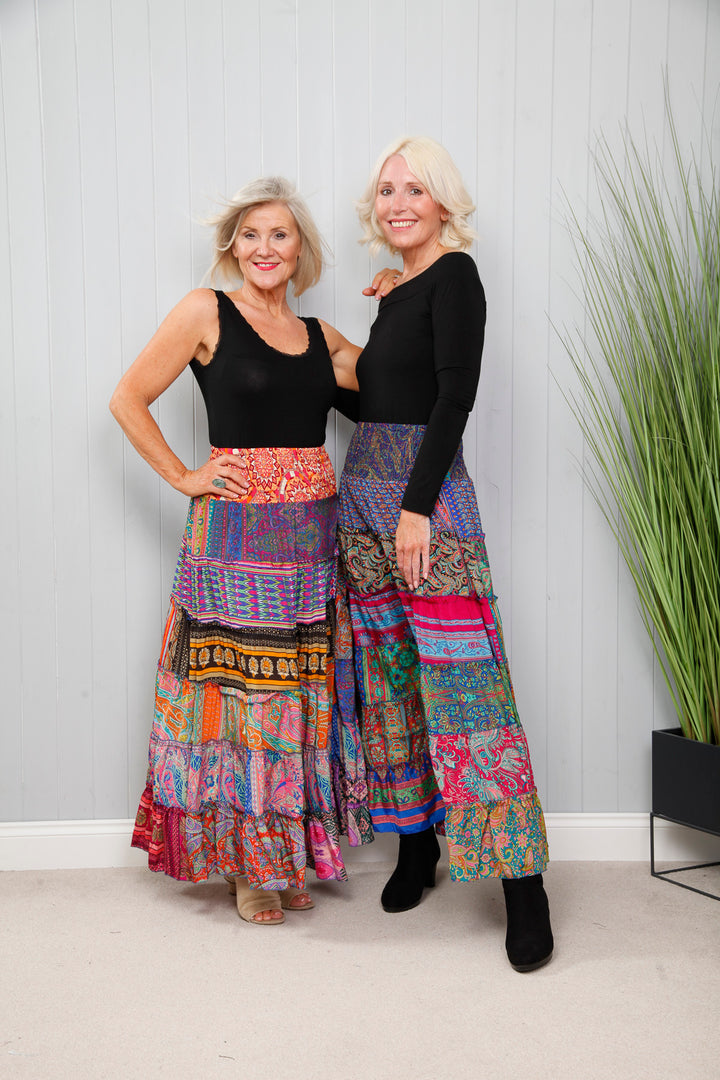 One of A Kind Silk Skirt