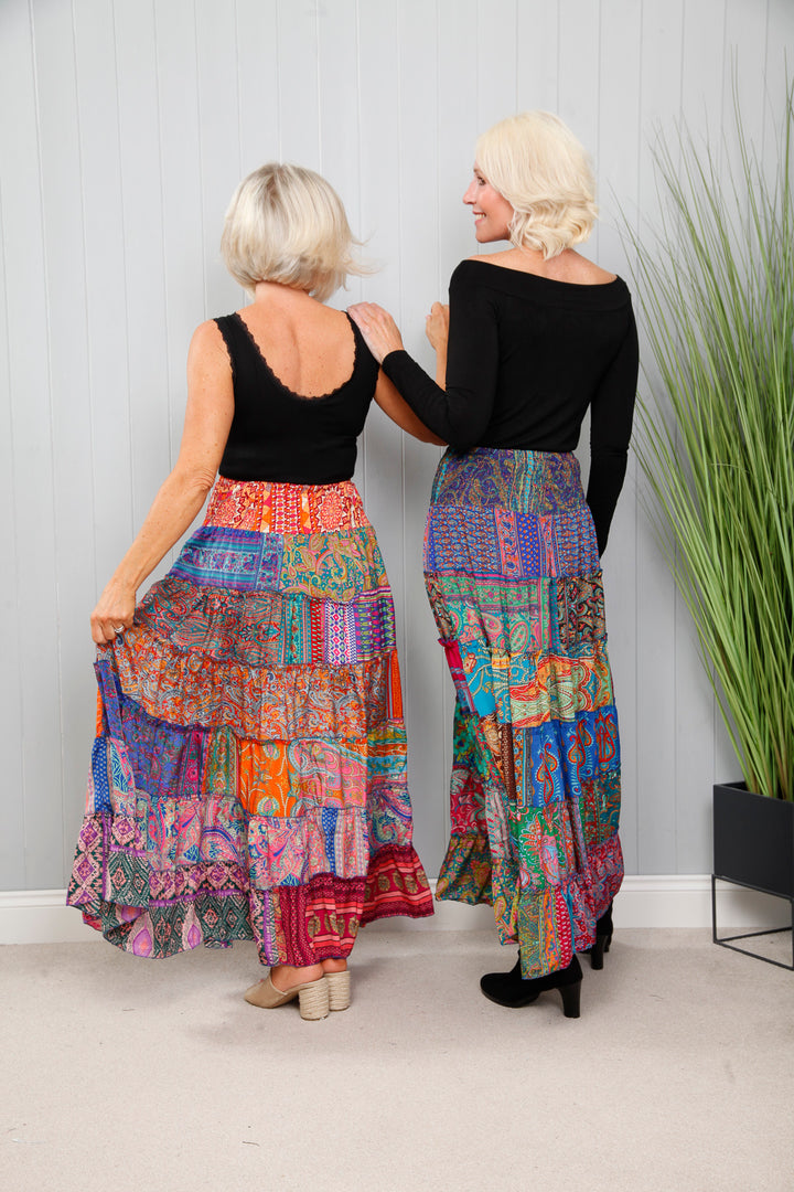 One of A Kind Silk Skirt