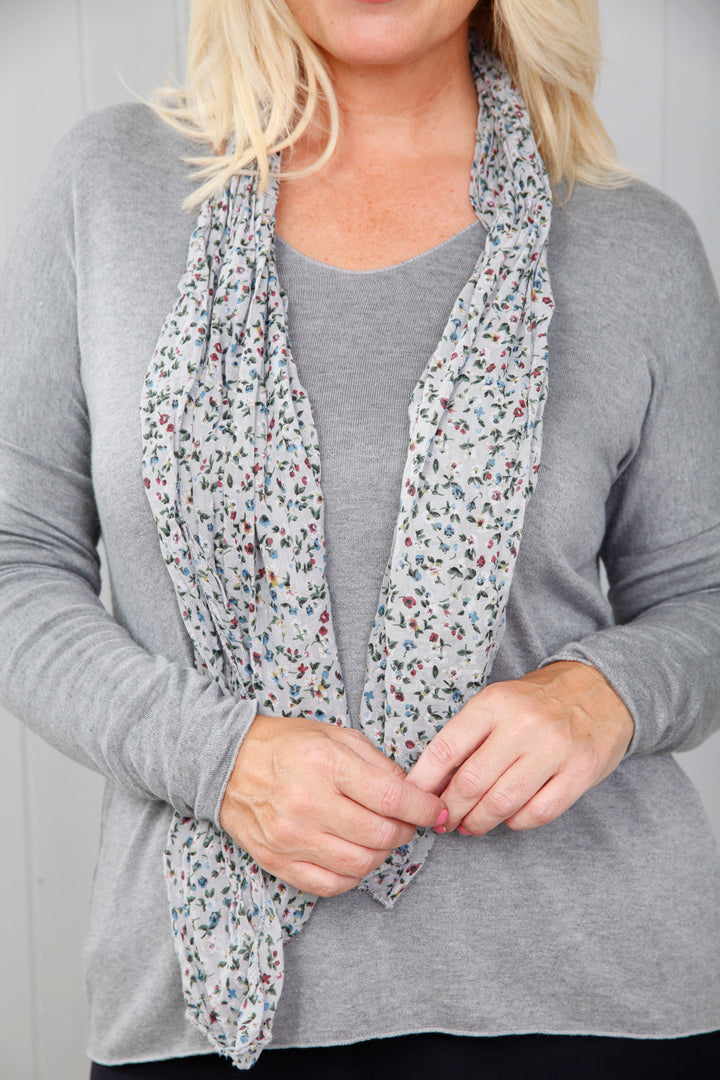 Darcy Ditsy Top Grey