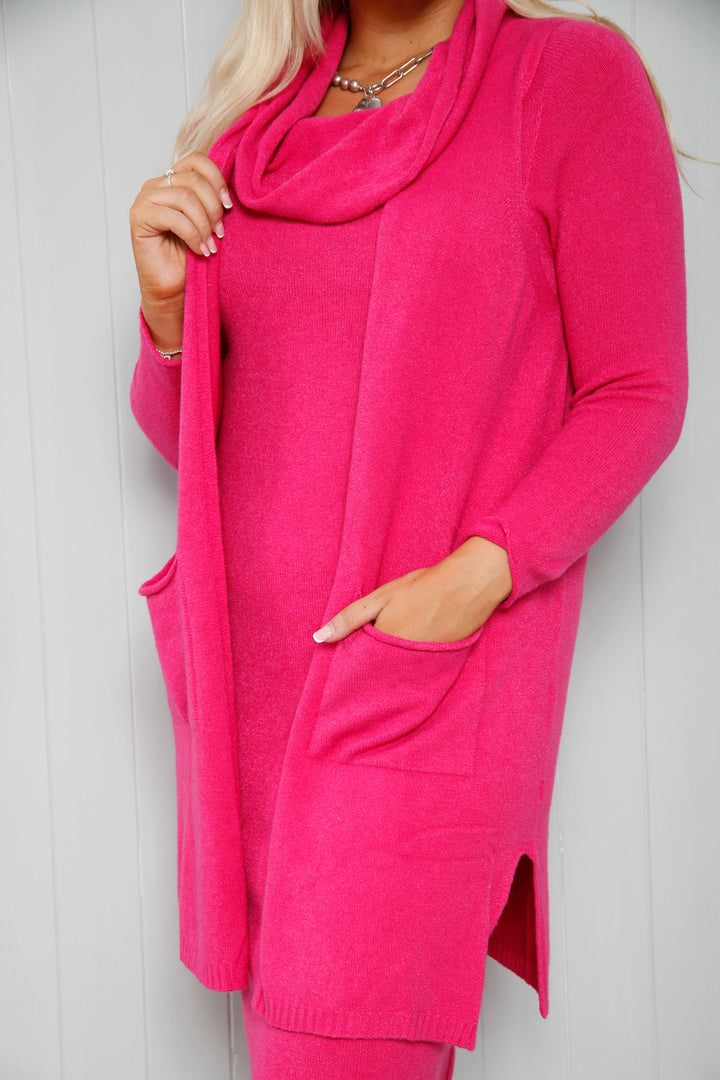 Berry Sienna Sleeveless Cardigan