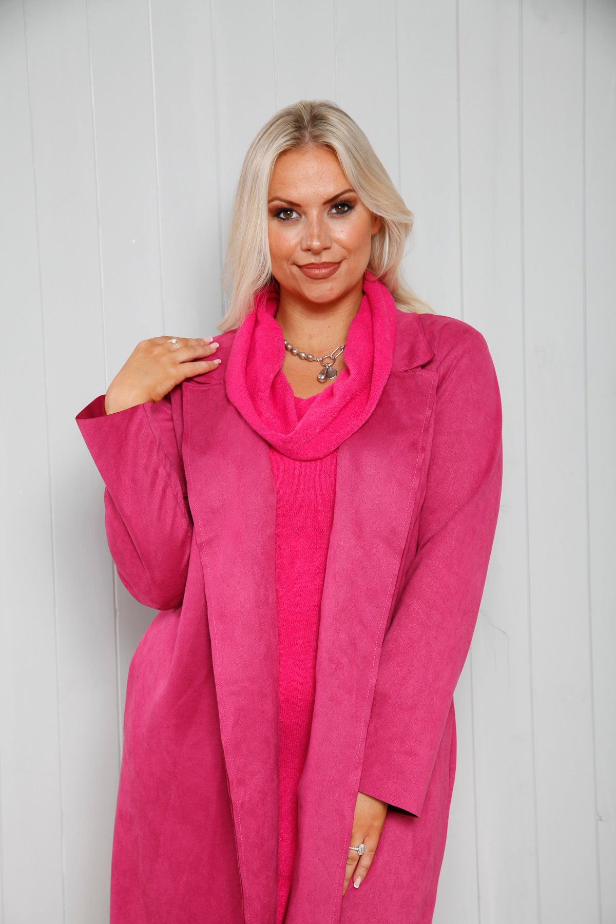 Berry suede jacket on sale