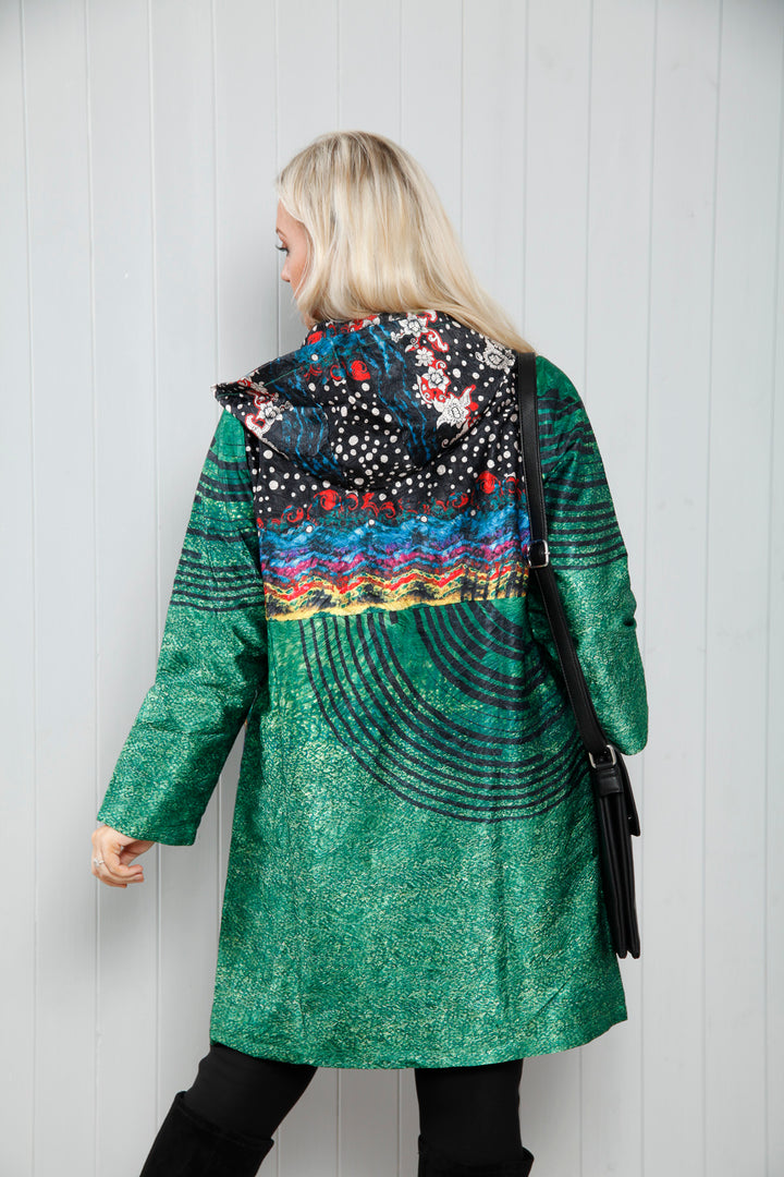 Cariad Embossed Jungle Green