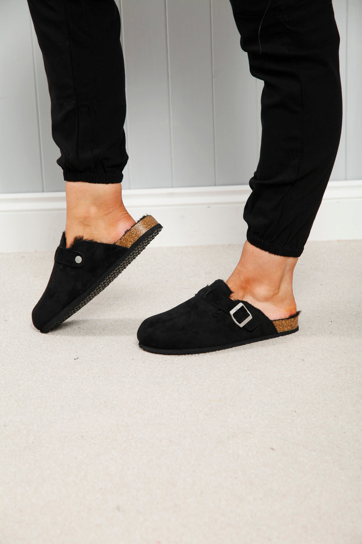 Collette Slip On Clogs Black