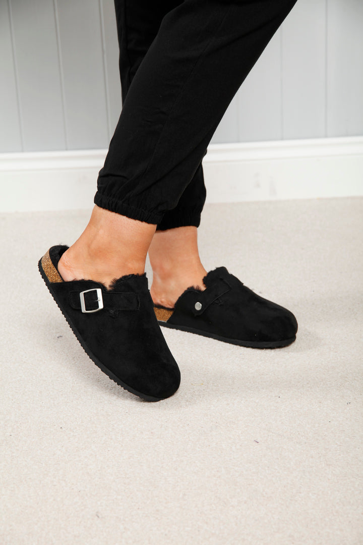 Collette Slip On Clogs Black