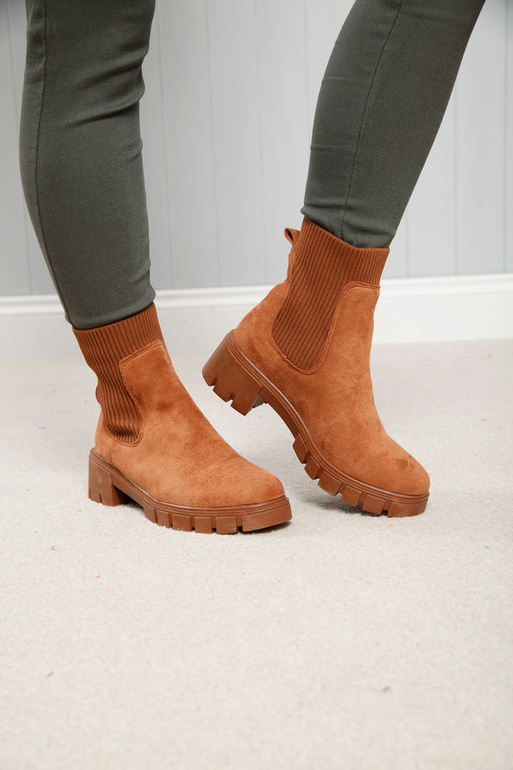 Tabitha Boots Tan