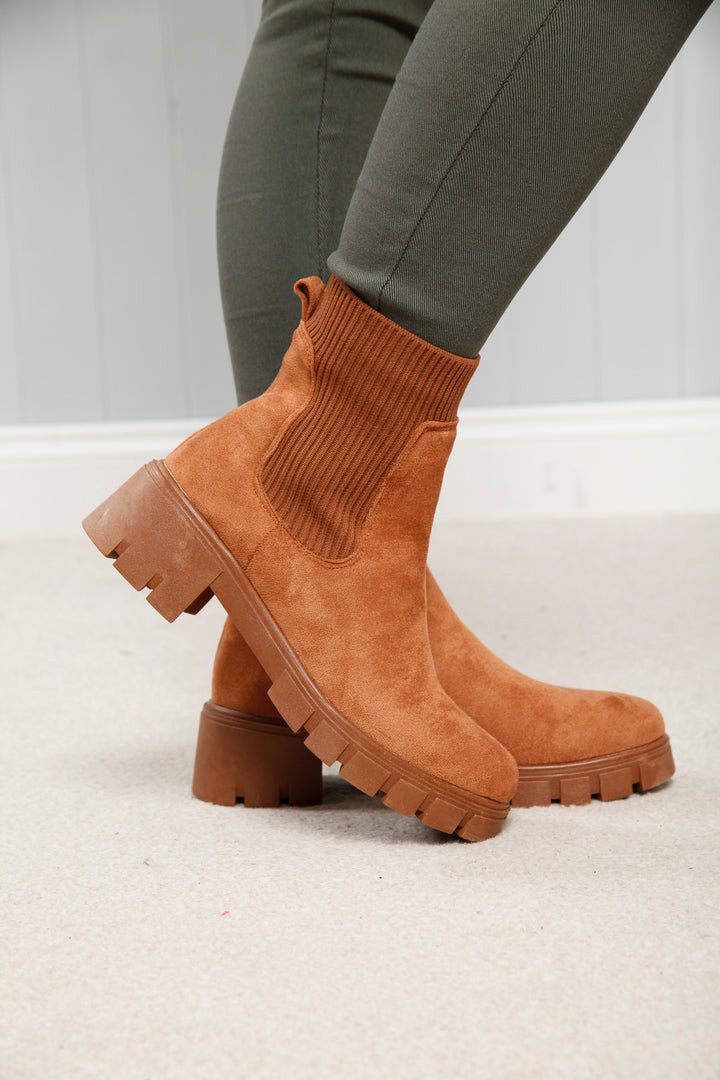 Tabitha Boots Tan