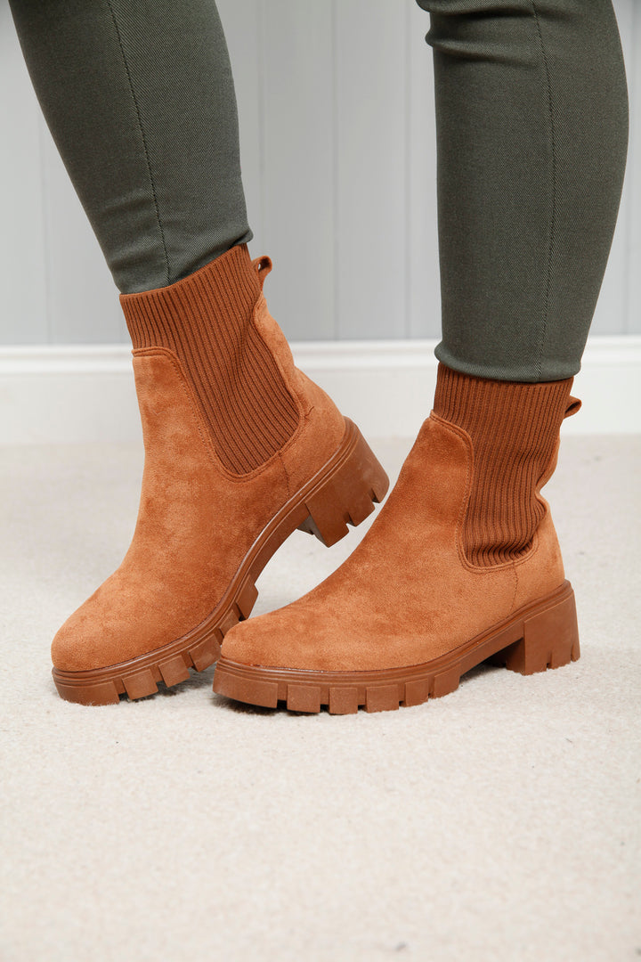 Tabitha Boots Tan